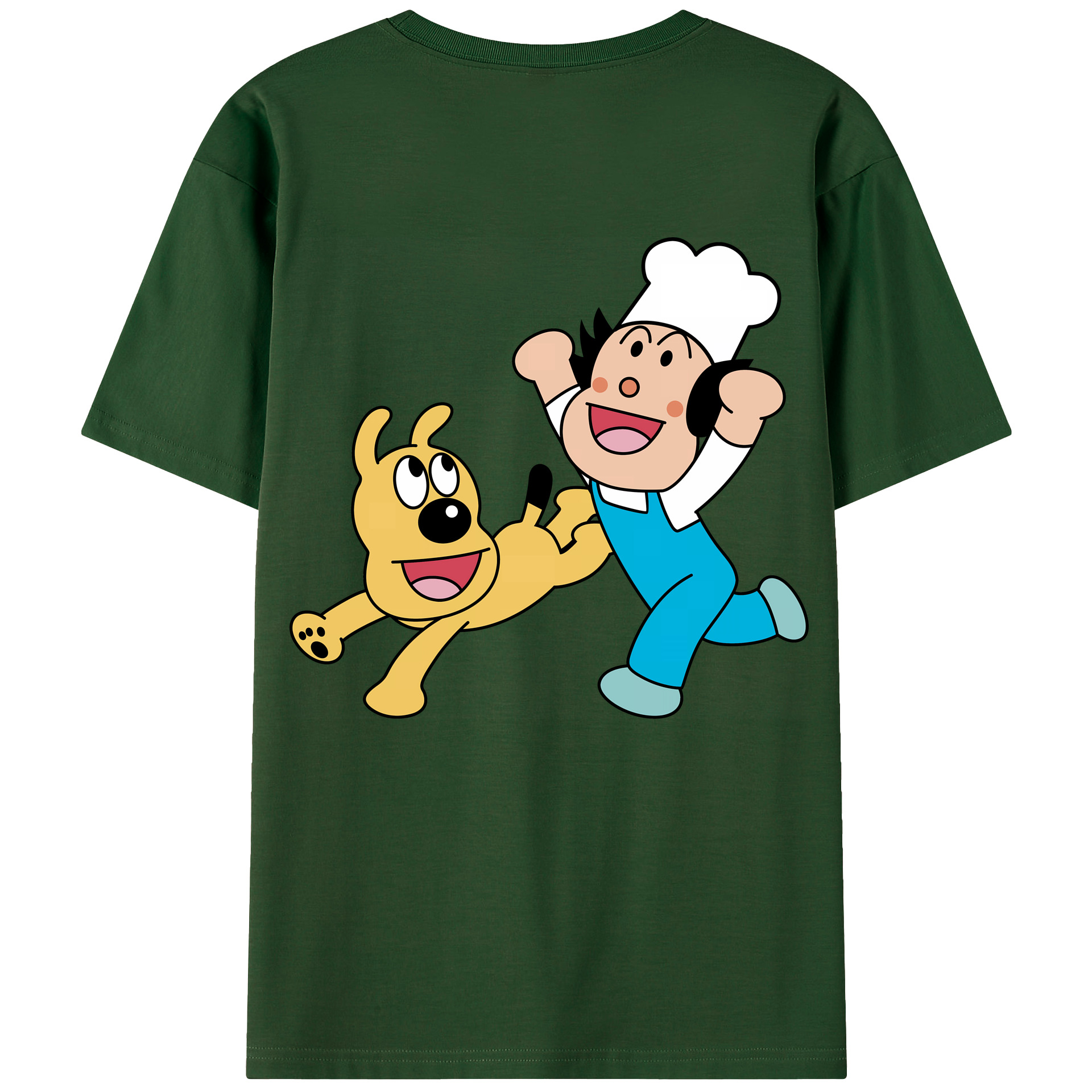 （画像用） アンパンマン Anpanman 綿100％半袖Tシャツ（背面プリント）